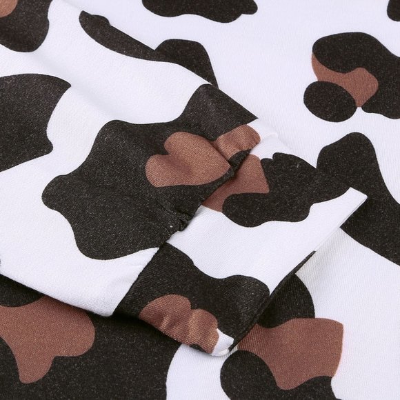 RESTOCKED! White Leopard Print Long Sleeve Top - Picture 10 of 11